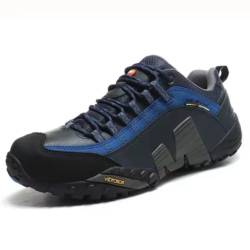Zapatos de Trekking para hombre y mujer, botas de montaña impermeables, de cuero genuino, para exteriores, Unisex, Primavera, 2025