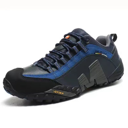 Zapatos de Trekking para hombre y mujer, botas de montaña impermeables, de cuero genuino, para exteriores, Unisex, Primavera, 2025