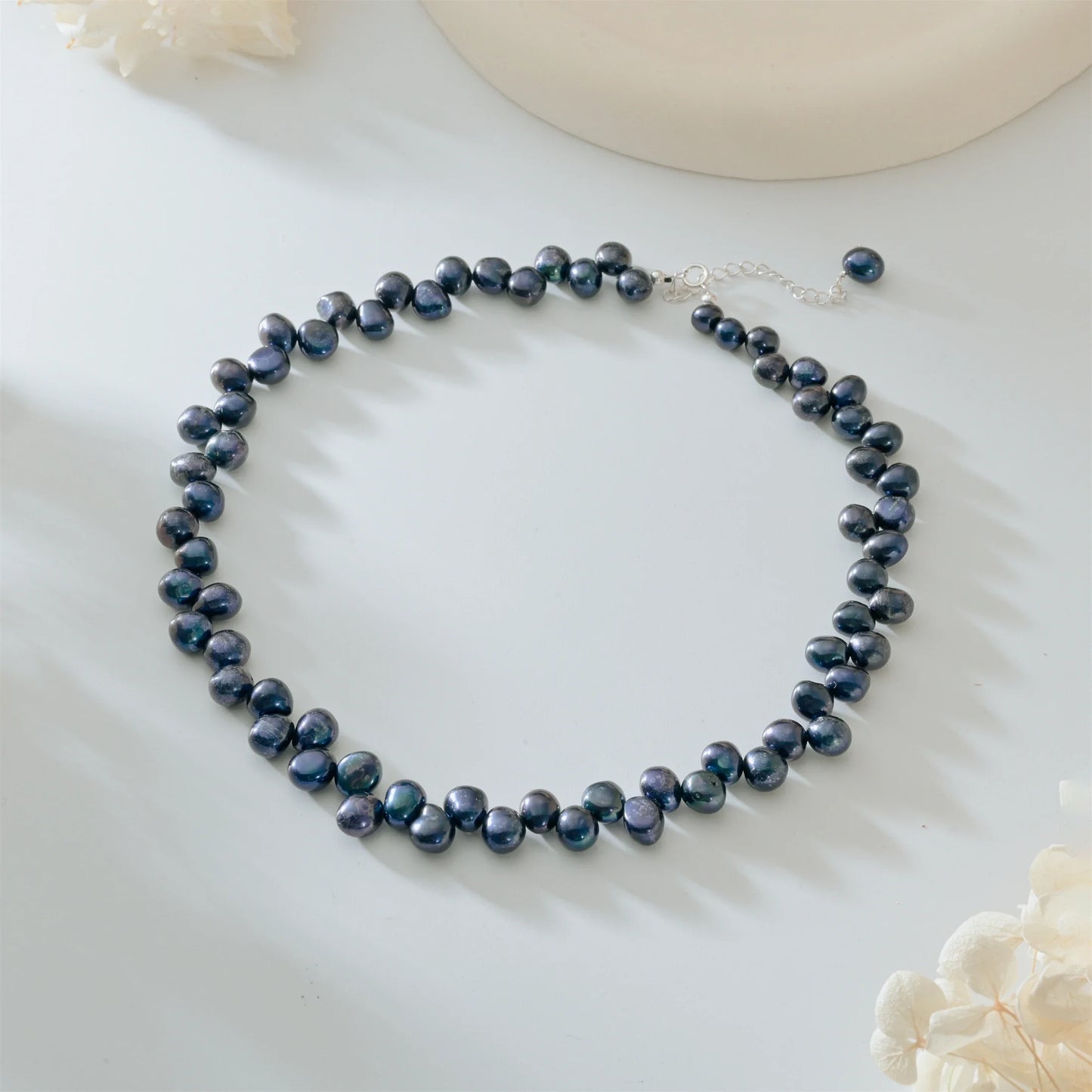 Elena Baroque Pearl Choker Necklace