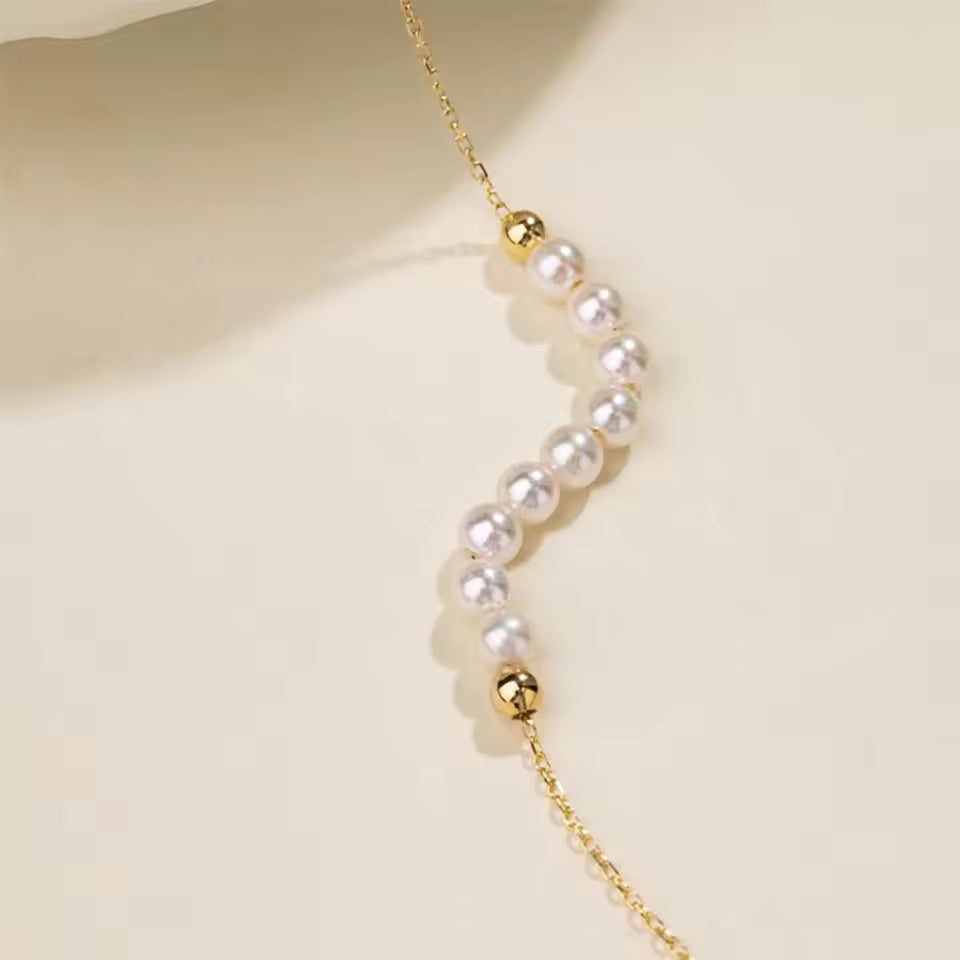 Elena Pearl Necklace - Natural Freshwater Pearls