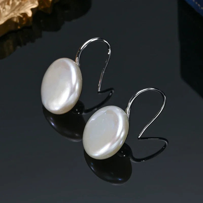 Elena Baroque Pearl Earrings 925 Silver