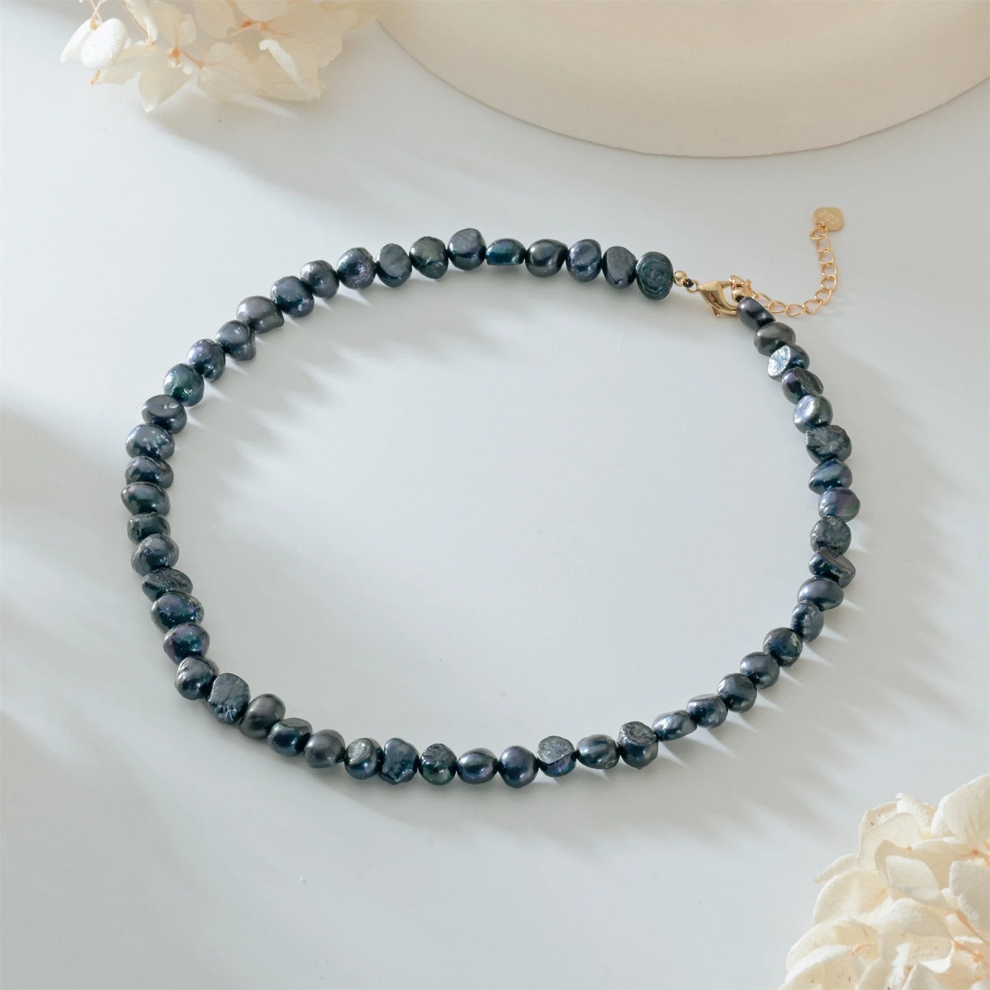 Elena Baroque Pearl Choker Necklace