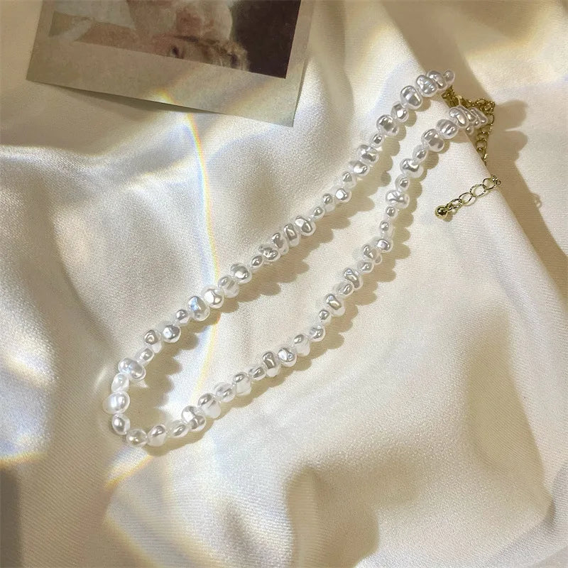 Elena Baroque Pearl Choker Necklace