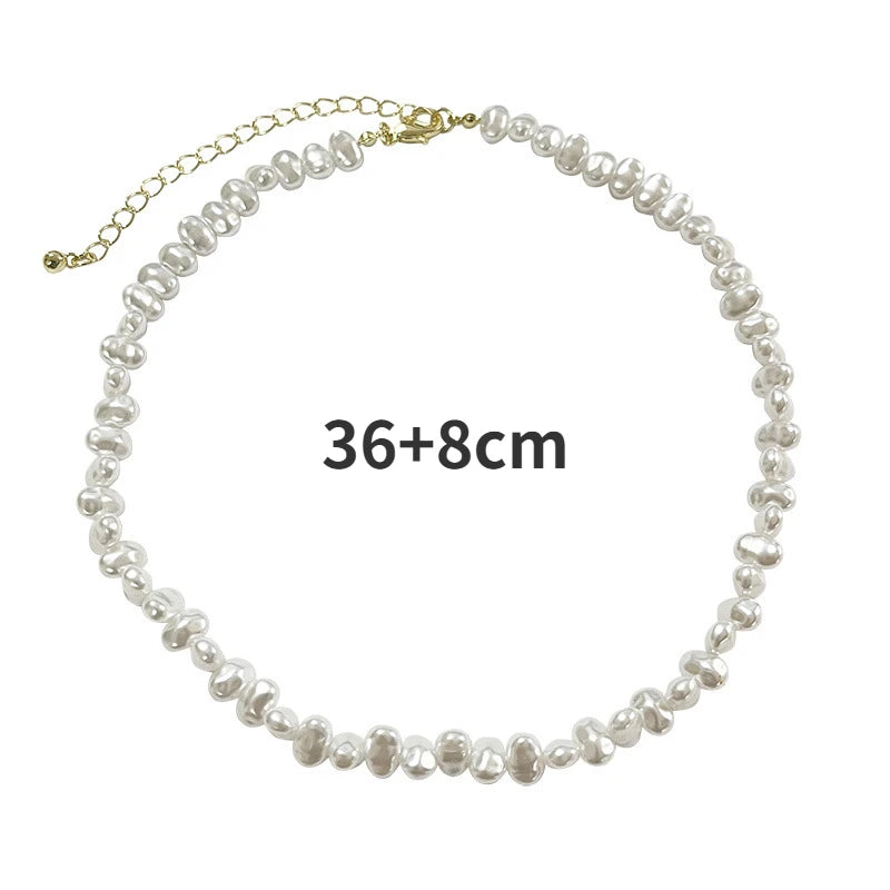 Elena Baroque Pearl Choker Necklace