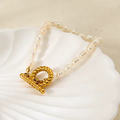 Elena Baroque Pearl Set 18K Gold