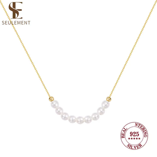 Elena Pearl Necklace - Natural Freshwater Pearls