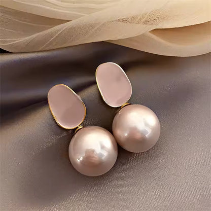 Elena Acrylic Pearl Dangle Earrings