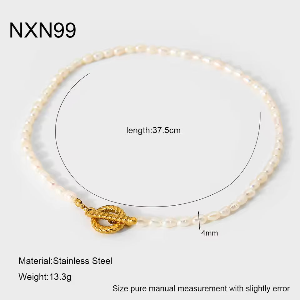 Elena Baroque Pearl Set 18K Gold