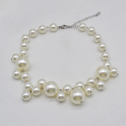Elena Pearl Cluster Necklace