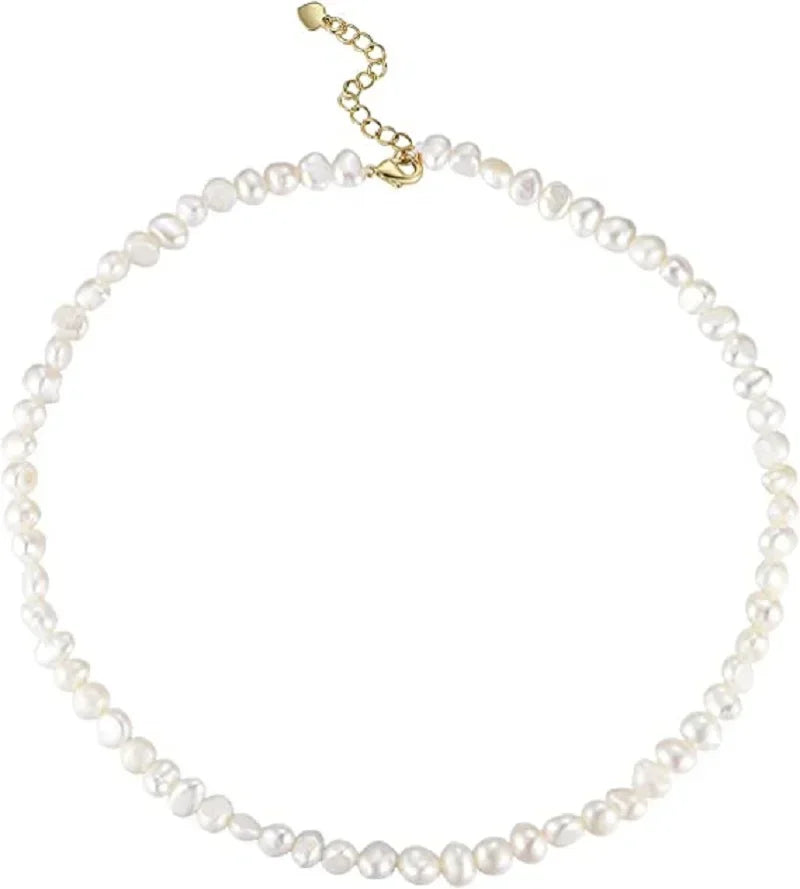 Elena Baroque Pearl Choker Necklace