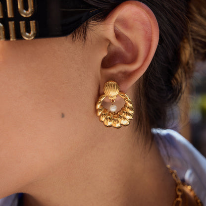 Elena Shellbloom Drop Earrings