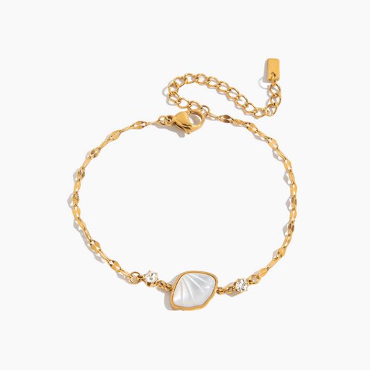Elena Shell Whisper Chain Bracelet