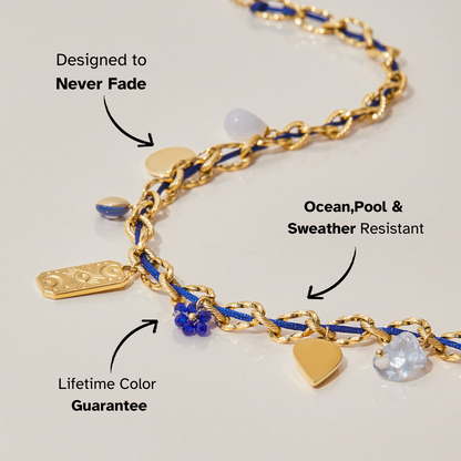 Elena Ocean Amulet Chain Necklace