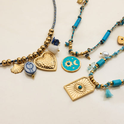 Elena Mystic Talisman Charm Necklace