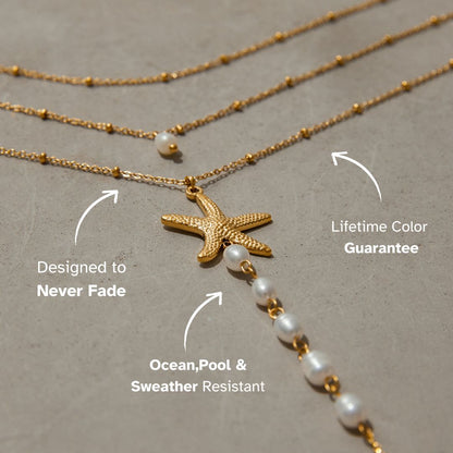 Elena Starry Tide Layered Necklace