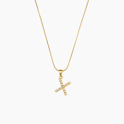 Elena Pearl Initial Pendant Necklace