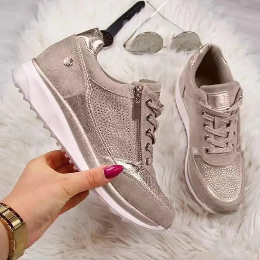 Julia - Orthopedic leisure shoes - Beige / 3
