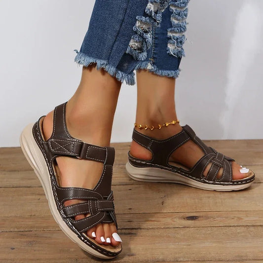 Lore - Orthopedic leather sandals