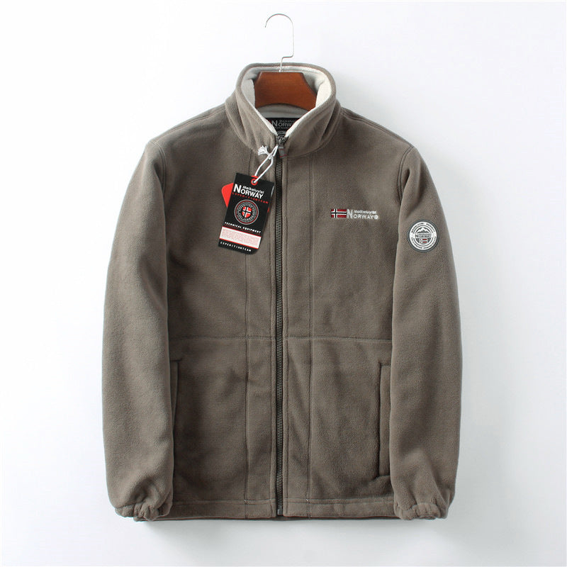Norway - Fleece jacket - Brown / XS - ZAYBADGE16