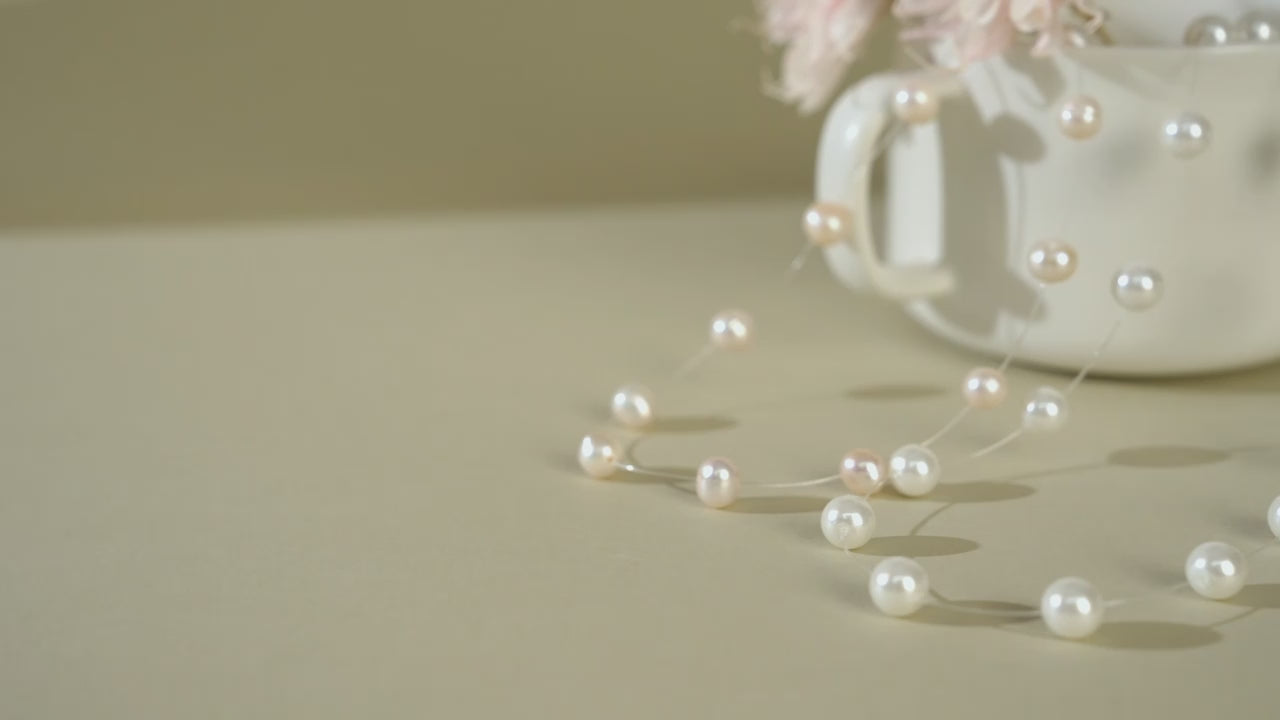 Elena French Style Pearl Choker Necklace